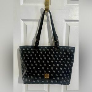 Dooney & Bourke Black Monogram Tote